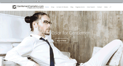 Desktop Screenshot of gentlemencosmetics.com